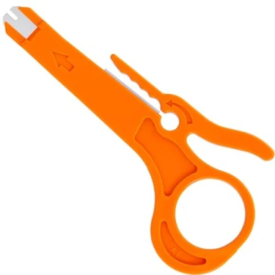 Image de LSA Outil de raccordement pour dénudeur réseau LAN DSL RNIS pose prises réseau, câbles pose, panneau brassage, bandes CAT5, CAT6, CAT7, Punch Down Tool Orange