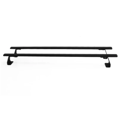 Image de Barres de Toit Heavy Duty Compatible avec Volkswagen Caddy 2003 2015 Noir 2 pièces