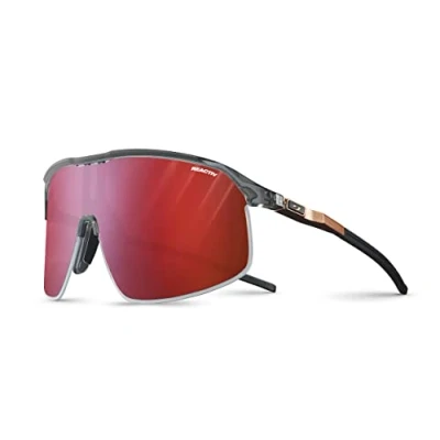 Image de Julbo Density Lunettes de Soleil, Noir Translucide/Cuivre, Taille Unique Mixte
