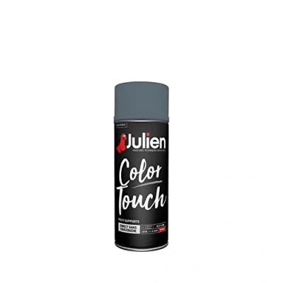 Image de Peinture aérosol JULIEN Color Touch Gris anthracite Brillant 400 ml