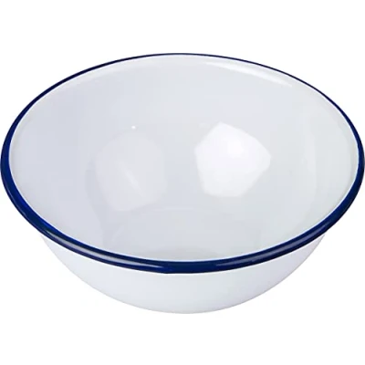 Image de Falcon Bol à Pudding Traditionnel en émail Blanc 14 cm 46014