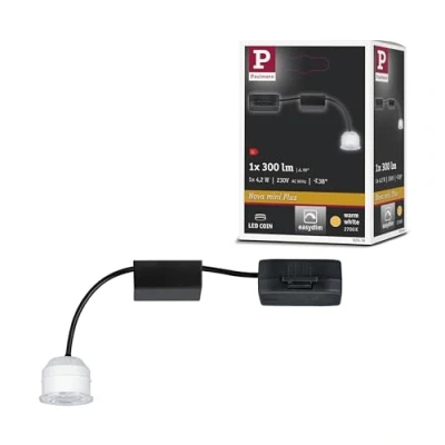 Image de Paulmann 92976 Spot encastré LED Nova mini Plus Coin individuel EasyDim rond 4,2 watts gradable pour plafond Lampe encastrée Blanc chaud 2700 K