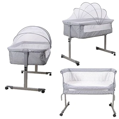 Image de XUANYU Berceau Cododo avec Matelas et Moustiquaire 2 in 1 Lit Bébé pour Les Bébés de à 36 Mois