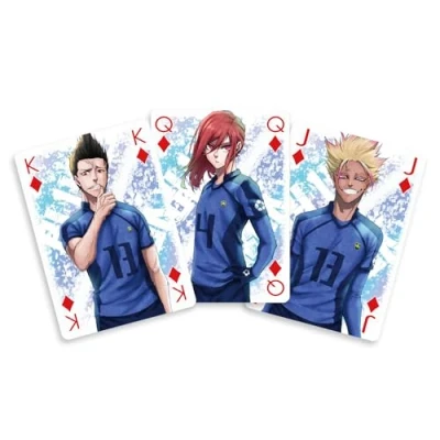 Image de SAKAMI Blue Lock 52 Cartes à Jouer Jeu de Poker Original et sous Licence