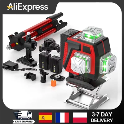 Image de Professional 16 Lines 4D Laser Level Automatic 3 Line laying Stick Wall 360 Horizontal And Vertical