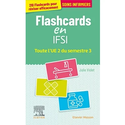 Image de Flashcards IFSI. Toute l&#039;UE 2 du semestre 3 Entrainement intensif (Broché)