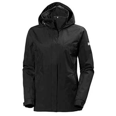 Image de Helly Hansen Femme Veste Imperméable Aden, 2XL, Noir