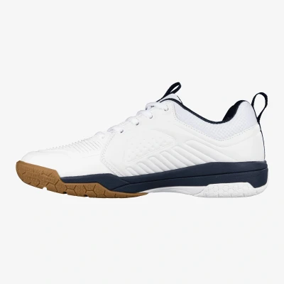 Image de Salming Eagle 2 Unisex Chaussures de handball, Taille: 42 2/3, White/navy Tissu / matière synthétique