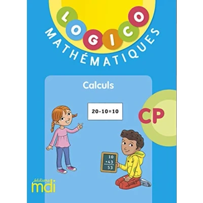 Image de Pochette Logico Mathématiques CP Calculs: 40 fiches