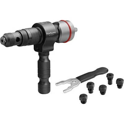 Image de Adaptateur pour pistolet riveter rivets aveugles de 2,4 à 6,4 mm, avec poignée en T, embout rivet, rivet Fortum 4770663