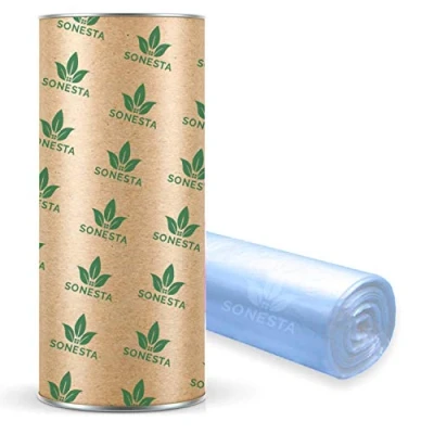 Image de 200m. ECO Plastique Recharge de sac universelle pour poubelle à couches compatible avec Tommee Tippee : Twist and Click, Simplee, TEC et autres Rapide facile utiliser. Bleu