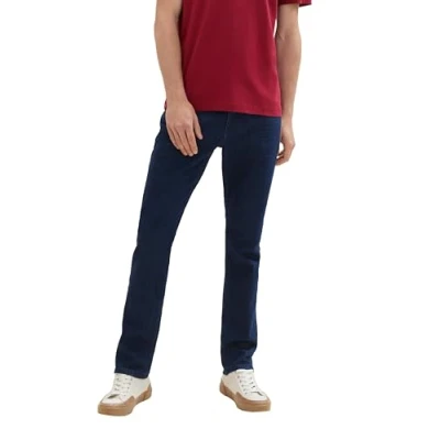 Image de TOM TAILOR 1042340 Jean Josh Regular Slim, 10138 Denim Bleu Rinsed, 29W x 32L Homme