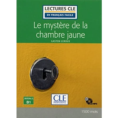 Image de Le mystère de la chambre jaune Niveau 3/B1 Lecture CLE en français facile Livre + CD