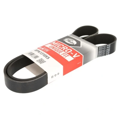 Image de GATES 8PK1310XS Courroie Poly V 1310 8 Aramides, EPDM (éthylène propylène diène caoutchouc) RoadMax Value Line MAZDA: 6 3/5 portes, 3 5 portes