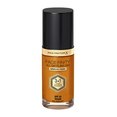 Image de Max Factor Facefinity All Day Flawless 3 in 1 Airbrush Finish Fond de teint W95 Hazelnut