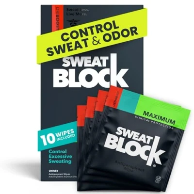 Image de Sweat Block High Strength Antiperspirant Pads 8 Weeks&#039; Supply