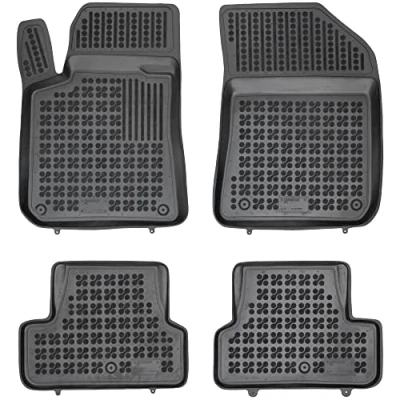 Image de REZAW PLAST 201311 Ensemble de tapis sol Caoutchouc avant et arrière 4 noir Sur mesure PEUGEOT: 308 II 3/5 portes