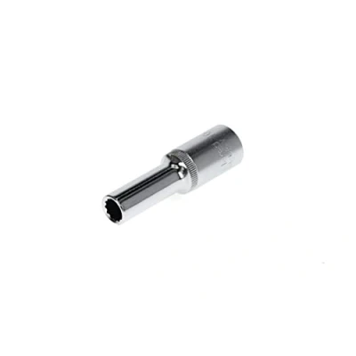 Image de GEDORE red Douille longue, Entraînement 1/2&quot; 12,5 mm, 12 pans, Diamètre 10 Outil, R61101014, Acier chromé
