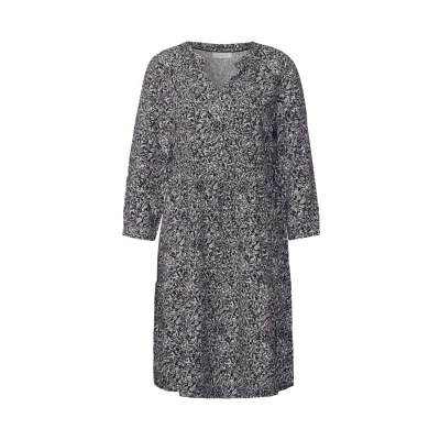 Image de Street One Studio F144576 Robe Tunique à Motifs, Bleu Void, 42 Femmes