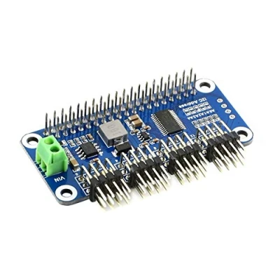 Image de Waveshare Servo Driver Hat (B) for Raspberry Pi 16 Channel 12 bit I2C Interface Right Angle Pinheader