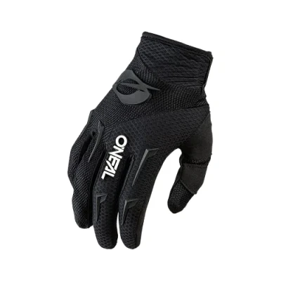 Image de O&#039;NEAL Gants de Cyclisme et Motocross Enfants MX MTB DH FR Downhill Freeride Matériaux durables Flexibles, Paume ventilée Gant Element Youth Noir Blanc Taille M
