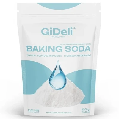 Image de Bicarbonate de Soude Ménager sodium 5kg Multi Usages Qualité des aliments PureBicarbonate Soude, sel