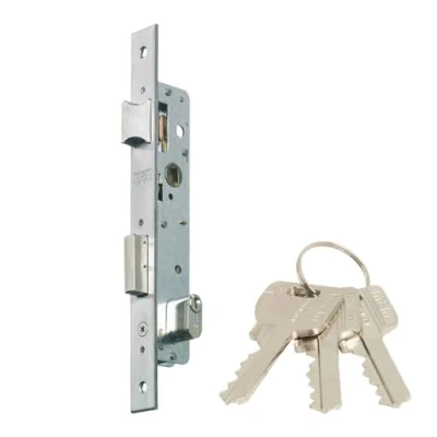 Image de Serrure à mortaiser MCM 1550 21 Chromé Avec clé Mécanisme cylindre