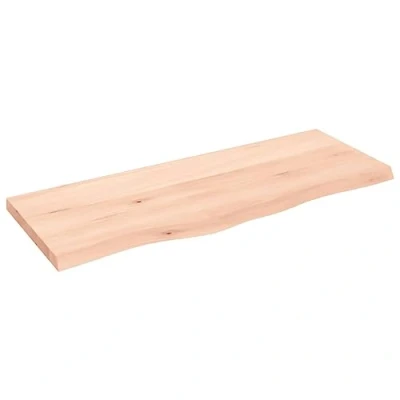 Image de vidaXL Dessus de Table 100x40x(2 4) cm Bois chêne Massif Non traité