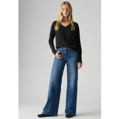 Image de Levi&#039;s 318 Shaping Wide Leg Jeans Femme, Clever Girl, 32W / 32L