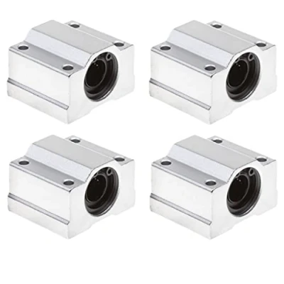 Image de Fasizi Lot de 4 bagues coulissantes SCS12UU à mouvement linéaire CNC 36 mm long