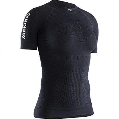 Image de X Bionic Effektor 4.0 Run Chemise Femme, Opal Black/Arctic White, FR : XS (Taille Fabricant XS)