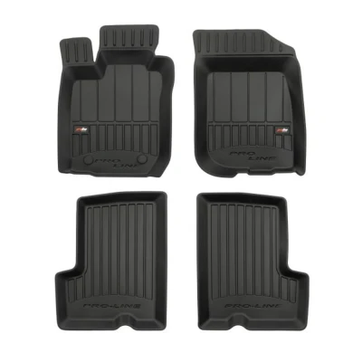 Image de FROGUM 3D407152 Ensemble de tapis sol Caoutchouc avant et arrière 4 noir Sur mesure DACIA: Duster SUV