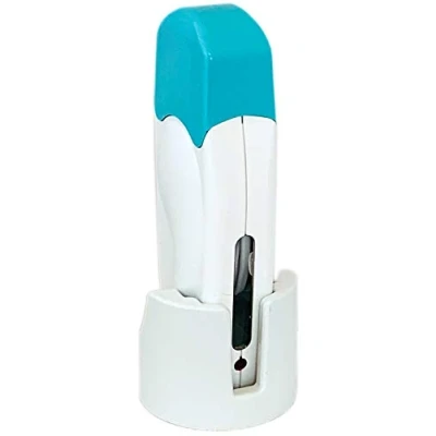 Image de EpilWax Chauffe Cire Épilation Professionnelle avec Support Compatible Cartouches Roll On 100 ml Gamme Solo Blanc