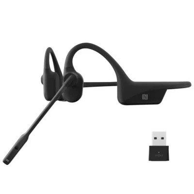 Image de SHOKZ OpenComm UC Black Casque Sans fil Crochets auriculaires Bureau/Centre d&#039;appels Bluetooth Noir Neuf