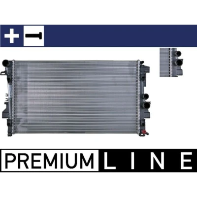 Image de MAHLE ORIGINAL CR 608 000P Radiateur du moteur pour véhicules avec/sans climat. 680 405 26 avec vis ailettes jointes mécaniquement