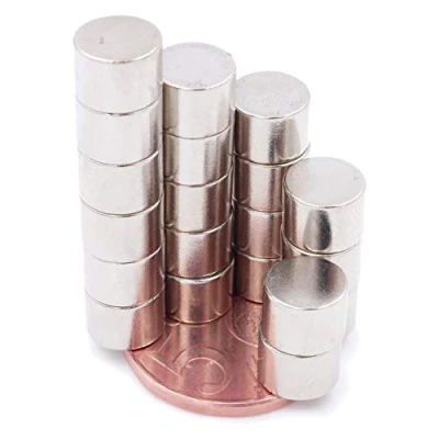 Image de Brudazon 30 Mini Aimants Disques 8x6mm N52 Niveau Le Plus Forte en néodyme Ultra Fortes Aimant de Puissance pour modélisme, Photo, Tableau Blanc Disque Extra