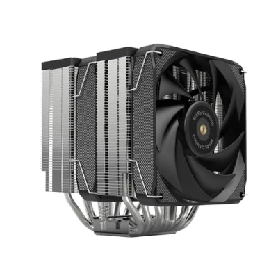 Image de MARSGAMING MCPU XU9, Dissipateur CPU Double Tour, TDP 400W, 2X Ventilateurs à Lames Hybrides et Palier FDB en Cuivre Hyper équilibré, 9 Heatpipes Technologie BPH Ultra, Multisocket Universel, Noir