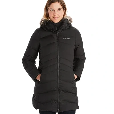 Image de Marmot Femme Wm&#039;s Montreal Coat New Veste l g re en duvet isol e facteur de gonflement 700 Manteau d ext rieur Anorak perla, Noir, S EU