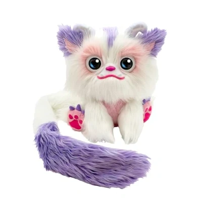 Image de Furlings Aspen Adorable Peluche Interactive Yeti avec Plus de 80 Réactions Jouet Enfant à Partir 3 Ans Idéal comme Cadeau d&#039;anniversaire ou Noël, White