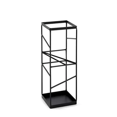 Image de HAKU Möbel Porte Parapluie, Métal, Noir, L 17 X P H 49 cm