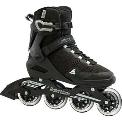 Image de Rollerblade Sirio 84 Trail Running Shoe pour Hommes, Nero/Bianco, 44.5 EU
