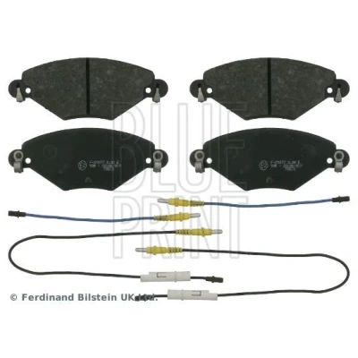 Image de BLUE PRINT ADP154246 Jeu de plaquettes frein Essieu avant contact signal d&#039;usure inclus CITROËN: C5 I 5 portes, Break, Van / Break