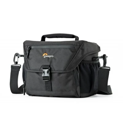 Image de Lowepro LP37123 PWW Nova 180 AW II Sacoche pour appareil photo reflex numérique avec objectif, drone compact, 3 4 objectifs supplémentaires, flash