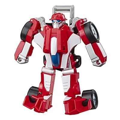 Image de Transformers Playskool Heroes Rescue Bots Academy Heatwave The Fire Bot Jouet de conversion 11,4 cm, jouets pour enfants à partir 3 ans