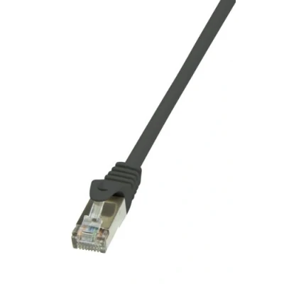 Image de CORDON DE PATCH FTP LOGILINK Cat5e, cupru aluminium, 7,5 m, noir, AWG26, écran CP1083S (timbre vert 0,18 lei)