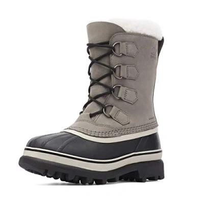Image de Sorel Caribou Bottes de neige, Femme, Taille: 43, Shale/stone Cuir / matière synthétique