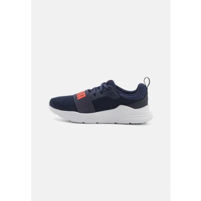 Image de Puma Wired RUN Unisex Chaussures de running neutres pour enfants, Taille: 28, Peacoat/red Textile