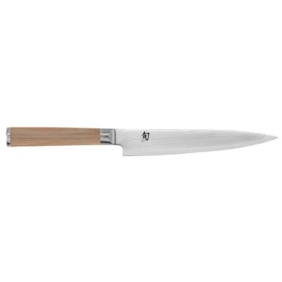 Image de KAI Shun Classic Couteau Utilitaire Japonais Blanc 15 cm Damas 32 Couches Noyau VG MAX 61 (±1) HRC bois de pakka Fabriqué au Japon Petit Chef Étroit Forgé