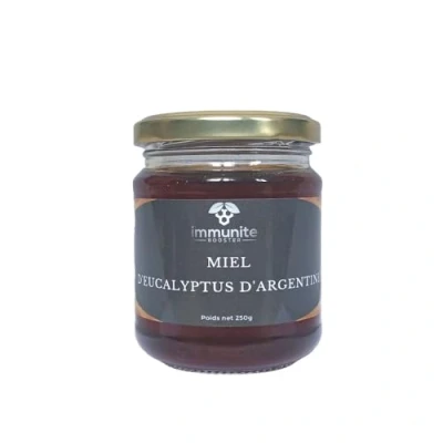 Image de Miel d&#039;eucalyptus d&#039;Argentine pur 250g Poids net et naturel immunite BOOSTER