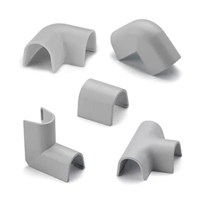 Image de Cablefix Inofix Raccord d&#039;angle et T pour canal 2201, argent, 3210 7
